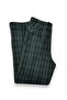 Men's Green Fleece Pocket Winter Thick High Quality Pajama Bottoms - 3