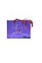 Purple Pvc Printed Beach Bag