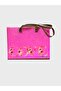 Pink Pvc Printed Beach Bag