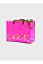 Pink Pvc Printed Beach Bag - 2