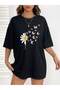 Unisex Stylish Comfortable Oversize Cotton Crew Neck T-Shirt with Special Design Code 30499 - 3