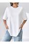 Unisex Stylish Comfortable Oversize Cotton Crew Neck T-Shirt with Special Design Code 35061 - 4