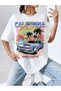 Unisex Stylish Comfortable Oversize Cotton Crew Neck T-Shirt with Special Design Code 35310 - 4