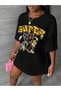 Unisex Stylish Comfortable Oversize Cotton Crew Neck T-Shirt with Special Design Code 35209 - 5