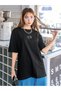 Unisex Stylish Comfortable Oversize Cotton Crew Neck T-Shirt with Special Design Code 27321 - 5