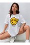 Unisex Stylish Comfortable Oversize Cotton Crew Neck T-Shirt with Special Design Code 35222 - 3