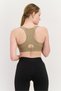 Women Sportswear Fit Lightly Padded Training Sports Bra, Hazelnut - 3