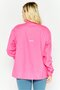 Women Sportswear Fit Brand Logo Running Jacket, Fuchsia - 4