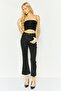 Women Slim Fit Washed High Rise No stretchable Jeans, Black - 2