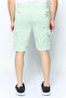 Men Brand Logo Cargo Shorts, Green - 3