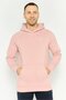 Men Sportswear Fit Long Sleeves Outdoor Hoodie, Pink