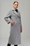 Double Breasted Mid-Length Oversize Coat A.GRAY 3860-Y - 5