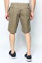 Men Regular Fit Solid Basic Shorts, Olive - 2