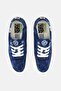 Women Circle Vee Lace Up Training Shoes, Blue - 2