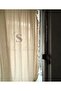 Boydan Firfirli Natural Vintage Cotton Linen Curtain (Width X Length) - Single Panel - Without Pleats