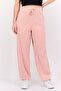 Women Regular Fit Textured Jogger Pants, Pink