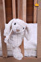35cm Ultra Soft Plush Play and Sleep Companion - Hugging Rabbit Cream 6021 - 4