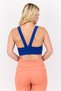 Women Sportswear Fit Non Padded Training Sports Bra, Blue - 2
