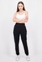 Women Sportswear Fit Running Track Pant, Black - 2