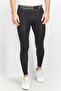 Men Tight Fit Brand Logo Training Leggings, Black
