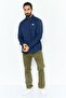 Men Regular Fit Solid Long Sleeves Casual Shirt, Navy - 2
