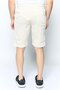 Men Drawstring Brand Logo Basic Shorts, Beige - 3