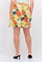 Women Floral Print Mini Skirt, Multicolor - 3
