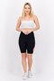 Women Sportswear Fit Brand Logo Training Shorts, Black - 3