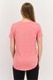 Women Sportswear Fit Short Sleeve Training T-Shirts, Heather Red - 4