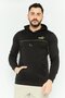 Men Comfort Fit Embroidered Logo Outdoor Sweatshirts, Black