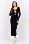 Women Cut Out Maxi Dress, Black