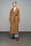 Reglan Sleeve Snap Closure Maxi Coat K. Kamel 3063-Y - 3