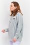 Women Sportswear Fit Long Sleeves Outdoor Sweatshirt, Grey - 3