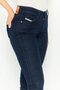 Women Super Skinny Fit Plain Denim Jeans, Blue - 3