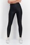 Women Sportswear Fit High Rise Running Leggings, Black