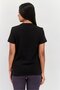 Women Sportswear Fit Short Sleeve Training Top, Black - 3