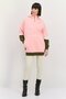 Women Embroidered Logo Hooded Sweatshirts, Pink - 4