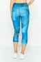 Women Sportswear Fit Pull On Running Leggings, Blue - 4