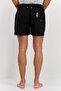 Men Brand Logo Board Shorts, Black - 3
