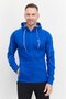 Men Sportswear Fit Hooded Brand Logo Outdoor Hoodies, Blue