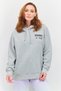 Women Sportswear Fit Long Sleeves Outdoor Sweatshirt, Grey