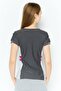 Women Sportswear Fit Short Sleeve Training Top, Grey - 3
