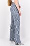 Women Regular Fit Wide Leg Space Dye Palazzo Pant, Grey - 2