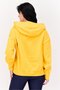 Women Sportswear Fit Long Sleeves Outdoor Sweatshirt, Yellow - 3