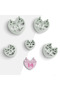 Heart Calendar Shaped Polymer Clay Mold, Ceramic Molds, Jewelry Mold, Earring Mold, N:1215