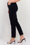 Women Slim Fit Corduroy Stretchable Jeans, Dark Navy - 3