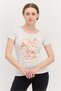 Women Sportswear Fit Short Sleeve Outdoor Top, White