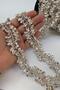 Iron-On Shuttle Wide Stone Evening Dress Ribbon Border