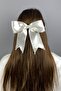 Pearl Design Bow Hair Clip - 2
