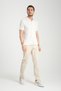 Lucero Men's White 100% Cotton Non-Shrink Slim Fit Slim Polo Neck Sports Shirt - 7